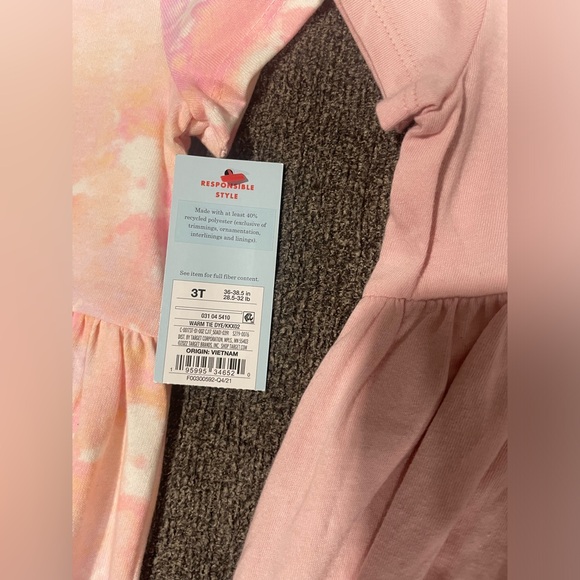 DRESS BUNDLE ******2 toddler girl pink dresses NWT - Picture 3 of 5